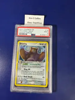 Pokemon 2005 Ex Unseen Forces #18 Ursaring PSA 9 Mint - Image 1