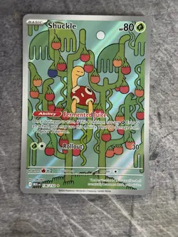 Shuckle 136/132 ME01: Mega Evolutions Illustration Rare Pokemon NM 136/132 - Image 1