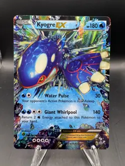 Kyogre EX - 54/160 Primal Clash Ultra Rare Pokemon - LP - Image 1