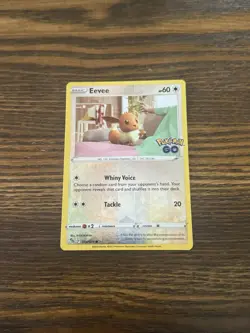 Eevee Reverse Holo Common Pokemon GO 054/078 NM Pokemon NM - Image 1
