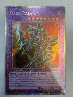 YUGIOH- Dark Paladin - RA03-EN126 - Platinum Secret Rare - 1st Edition - Image 1