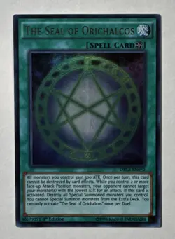YUGIOH THE SEAL OF ORICHALCOS DRL3-EN070 First Edition - Image 2