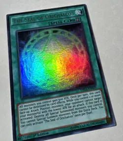 YUGIOH THE SEAL OF ORICHALCOS DRL3-EN070 First Edition - Image 3