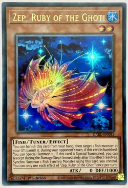 DABL-EN085 Zep, Ruby of the Ghoti - Ultra Rare 1st Edition Near Mint YuGiOh Card - Image 1
