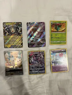 Pokemon TCG Bundle 6 Cards Mixed Sets - Inc Mew Vmax & Art Rares Cards - Image 1