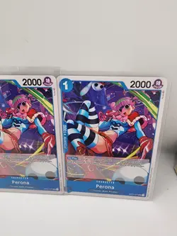 Set Of 3 One Piece Perona OP01-077 Romance Dawn English Cards NM Pack Fresh Nice - Image 4