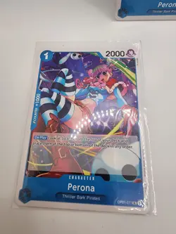 Set Of 3 One Piece Perona OP01-077 Romance Dawn English Cards NM Pack Fresh Nice - Image 5