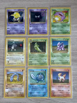 Pokemon Cards: Shadowless Base Set 33 Card Non-Holo Lot WOTC TCG - Image 3
