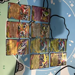 Mega Evolutions Ex Lot of 9 Pokemon Cards Near Mint NM - Image 1