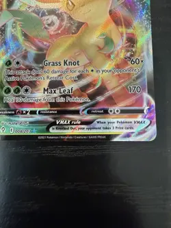 Leafeon VMAX-008/203 SWSH07: Evolving Skies Pokemon Card Grass Type - Image 3