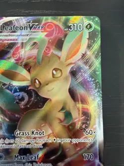 Leafeon VMAX-008/203 SWSH07: Evolving Skies Pokemon Card Grass Type - Image 4