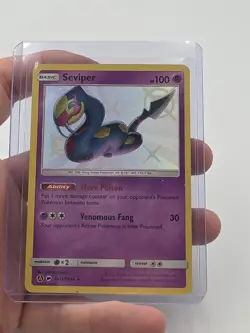 Seviper SV15/SV94 Hidden Fates SECRET RARE Trainer Pokemon Card Shiny Vault NM - Image 1