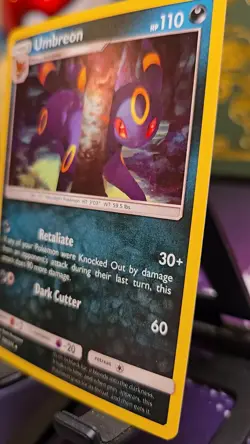 Umbreon 120/214 Blister Exclusive Cosmos Holo NM Pokemon Card English - Image 2