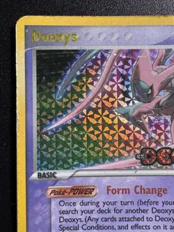 Deoxys 17/107 Attack Forme EX Deoxys Pokemon Card Reverse Holo Bleed Rare HP - Image 3