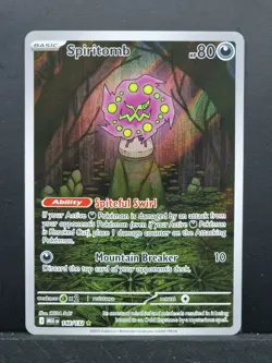 Spiritomb 148/132 Illustration Rare Holo Pokemon TCG Mega Evolution Card NM - Image 1