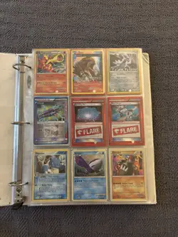 Collection Of 144 Pokemon Cards. Mixed, Holos, Etc W/Binder - 7 Jumbo Cards - Image 2