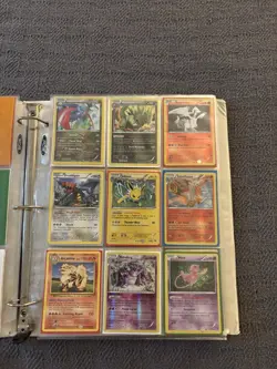 Collection Of 144 Pokemon Cards. Mixed, Holos, Etc W/Binder - 7 Jumbo Cards - Image 5