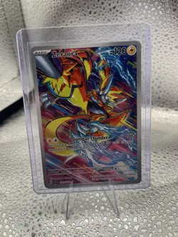 Pokemon TCG Zeraora 151/142 Stellar Crown Holo Card Illustration Rare Full Art - Image 1