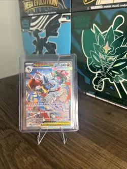 Mega Lucario EX 179/132 Pokemon Card Holo Rare Collectible Trading Card Game - Image 1