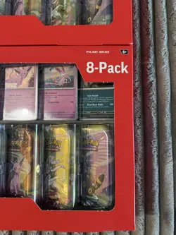 Pokemon Prismatic Evolutions 8 Mini Tins Promo Cards Costco - Lot of 2 - Image 3