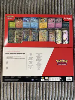 Pokemon Prismatic Evolutions 8 Mini Tins Promo Cards Costco - Lot of 2 - Image 4