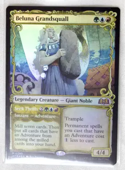 Beluna Grandsquall [New, Near Mint] Showcase Foil {Wilds of Eldraine} - Image 1