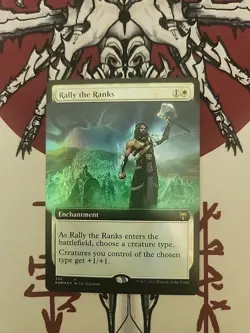 Rally the Ranks (Extended Art) Kaldheim Foil - Image 1