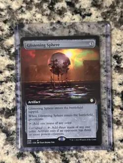 Glistening Sphere (Extended Art) Commander: Phyrexia: All Will Be One Regular - Image 1