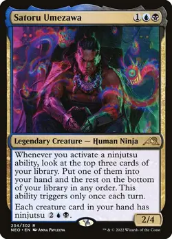 Satoru Umezawa Regular - Kamigawa: Neon Dynasty MTG-NM - Image 1
