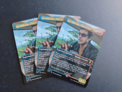Ian Malcolm, Chaotician (Borderless); Lot of 3; Universes Beyond: Jurassic W... - Image 1