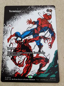 Terminate - #40 (Borderless) Marvel Universe Spider Man - Regular - Mtg - Image 1