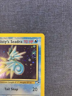 Misty's Seadra Holo Rare Gym Heroes Prerelease 9/132 Pokemon TCG - Image 5