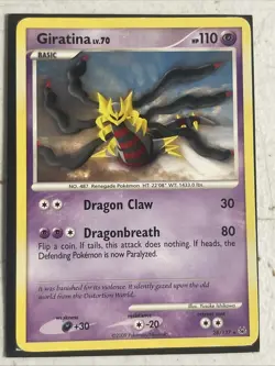 Pokemon TCG - GIRATINA - 28/127 - RARE - PLATINUM (BASE SET) 2009 - MP Non Holo - Image 1