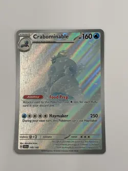 Pokemon Crabominable SV07: Stellar Crown 149/142 Near Mint NM - Image 1