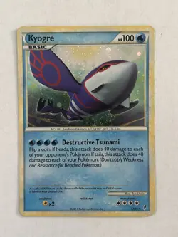 Pokemon TCG Kyogre 12/95 Call of Legends LP - Image 1