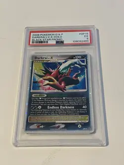Pokemon TCG Darkrai LV.X DP19 Psa 5 Diamond And Pearl - Image 1