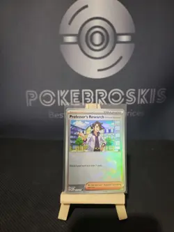 Pokemon Prismatic Evolutions - Professor's Research 125/131 Pokeball Holo - Image 1