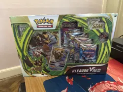 Pokemon Kleavor VSTAR Premium Collection Box x5 Sword & Shield Era Booster Packs - Image 1