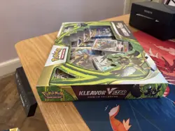 Pokemon Kleavor VSTAR Premium Collection Box x5 Sword & Shield Era Booster Packs - Image 2