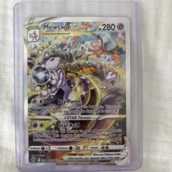 Pokemon 2023 Sword & Shield Crown Zenith Mewtwo Vstar GG44 Full art Mint - Image 1