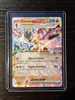 Pokemon TCG Ceruledge ex 036/191 Ultra Rare Surging Sparks NM/M - Image 1