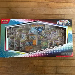 Pokemon Lucario Ex Tyranitar Ex Premium Collection Sealed Prismatic Evolutions - Image 1