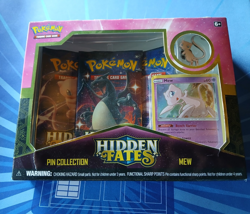 Mew Pin Collection Hidden Fates Factory Sealed Pokemon - Image 1