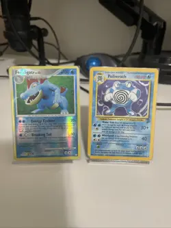 Lot Of Pokemon - Feraligatr Holo 8/12, Poliwrath Holo 15/130, Chameleon, More - Image 1