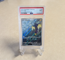 PSA 9 MINT Illustration Rare Wattrel Twilight Masquerade Pokemon 178/167 -88 - Image 1