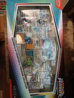 POKEMON PRISMATIC EVOLUTIONS LUCARIO $ TYRANITAR PREMIUM COLLECTION - Image 2