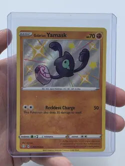 Galarian Yamask SV065/SV122 Shiny Vault Holo Pokemon 2021 Shining Fates - NM - Image 1