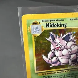 Pokemon TCG Nidoking Base Set Unlimited Holo Rare 11/102 MP - HP - Image 2