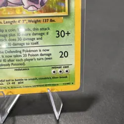 Pokemon TCG Nidoking Base Set Unlimited Holo Rare 11/102 MP - HP - Image 4