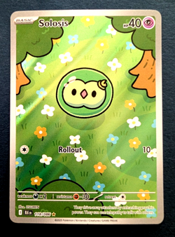 Pokemon TCG Solosis 118/086 Illustration Rare PSA 10 Contender!! Black Bolt EN - Image 1